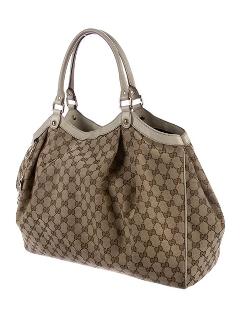 gucci purse canvas|gucci canvas large tote.